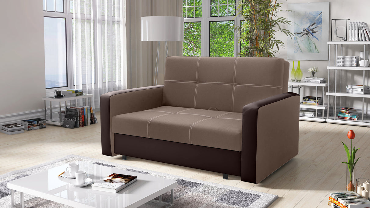TWO SEATER SOFA BED BELLA II 137CM / SPRINGS + FOAM