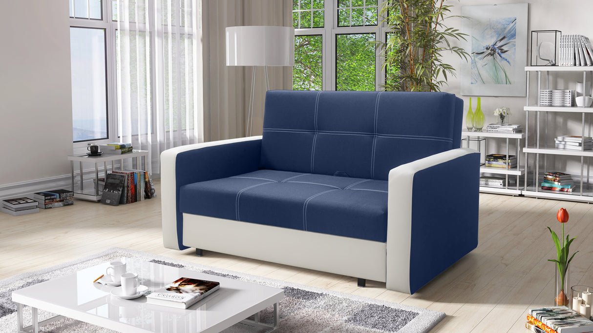 TWO SEATER SOFA BED BELLA II 137CM / SPRINGS + FOAM