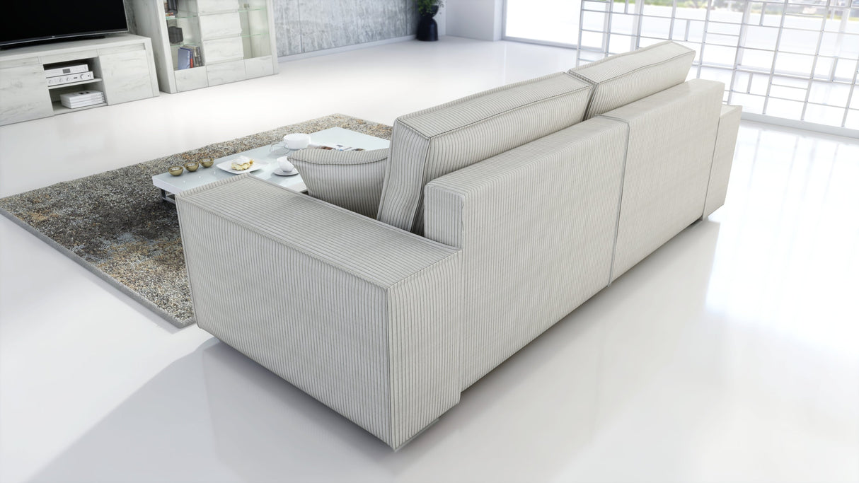 SOFA ROZKŁADANA FIORD POSO 100 250cm / SPRĘŻYNY + PIANKA