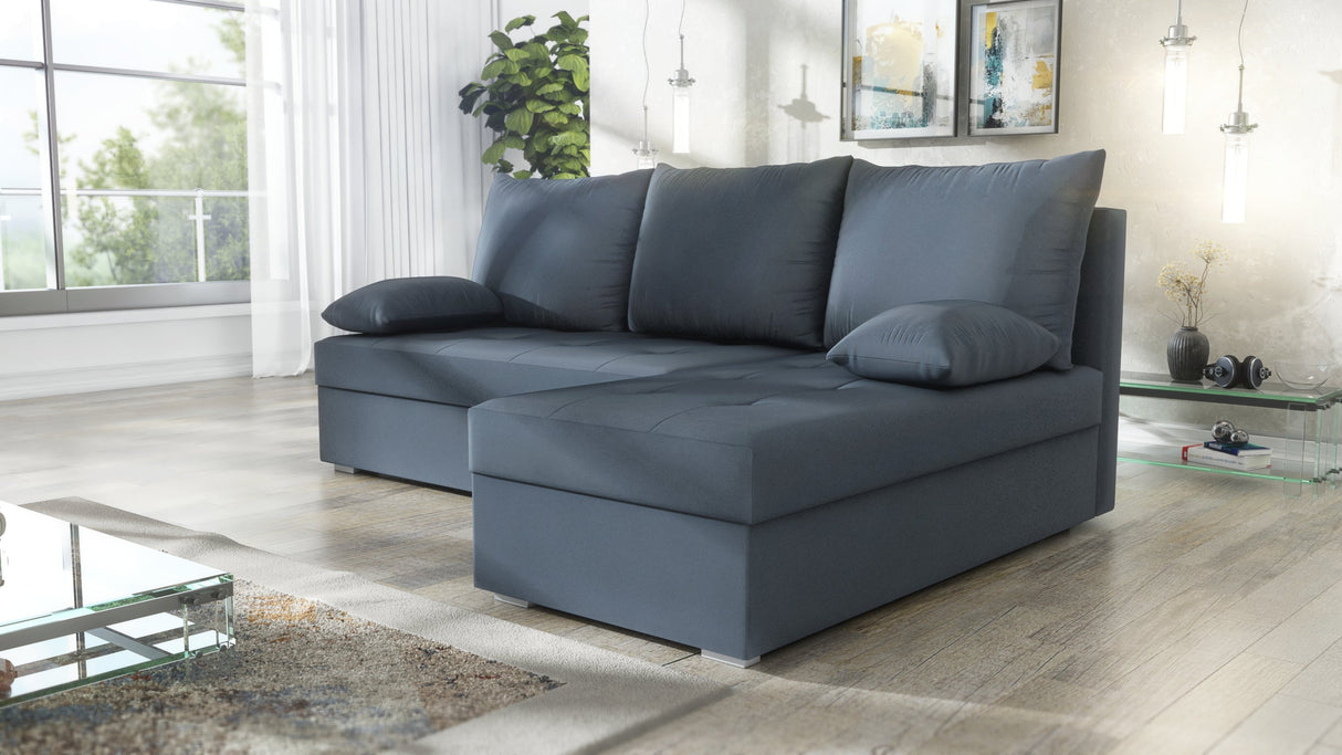 Sofa narożna z funkcją spania Lotus S 200CM 2X miejsce do przechowywania