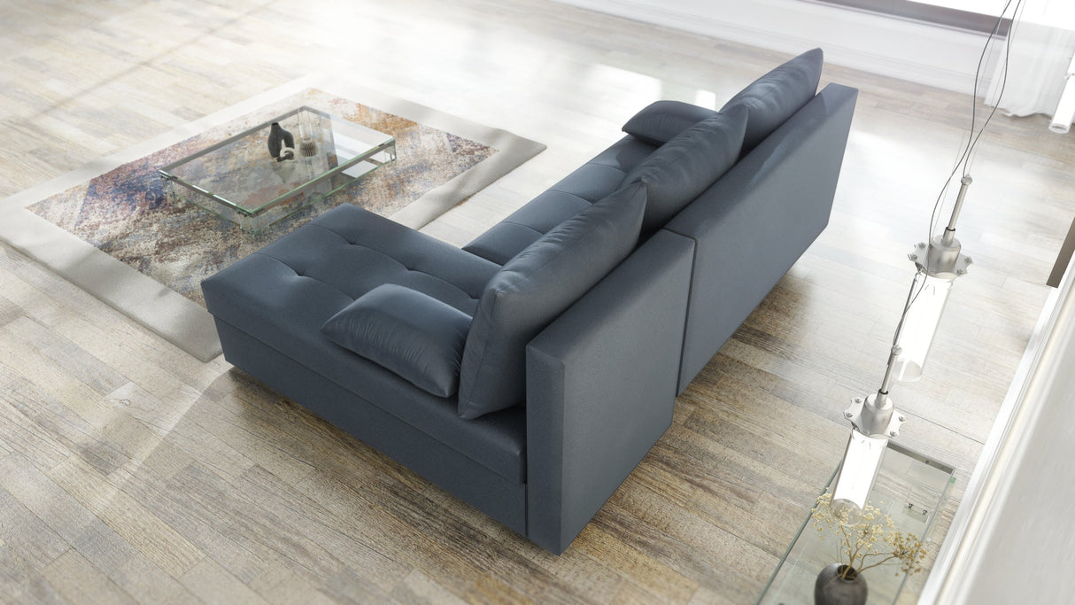 Sofa narożna z funkcją spania Lotus S 200CM 2X miejsce do przechowywania