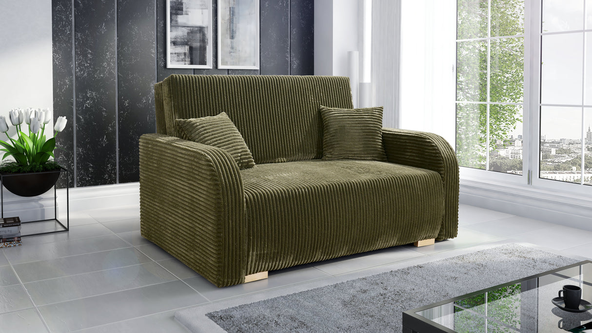 TWO SEATER SOFA BED LILY II 136CM / SPRINGS + FOAM