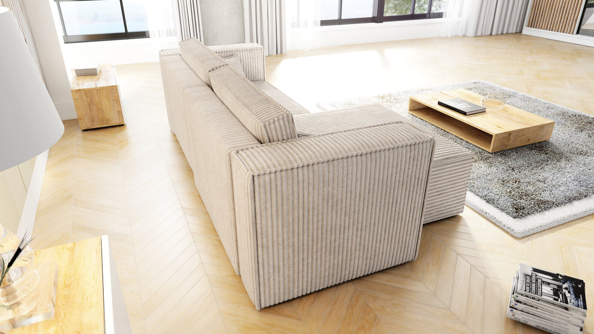 ROHOVÁ ROZKLÁDACÍ POHOVKA OTTO TILIA 255CM UNIVERZÁLNÍ ROH