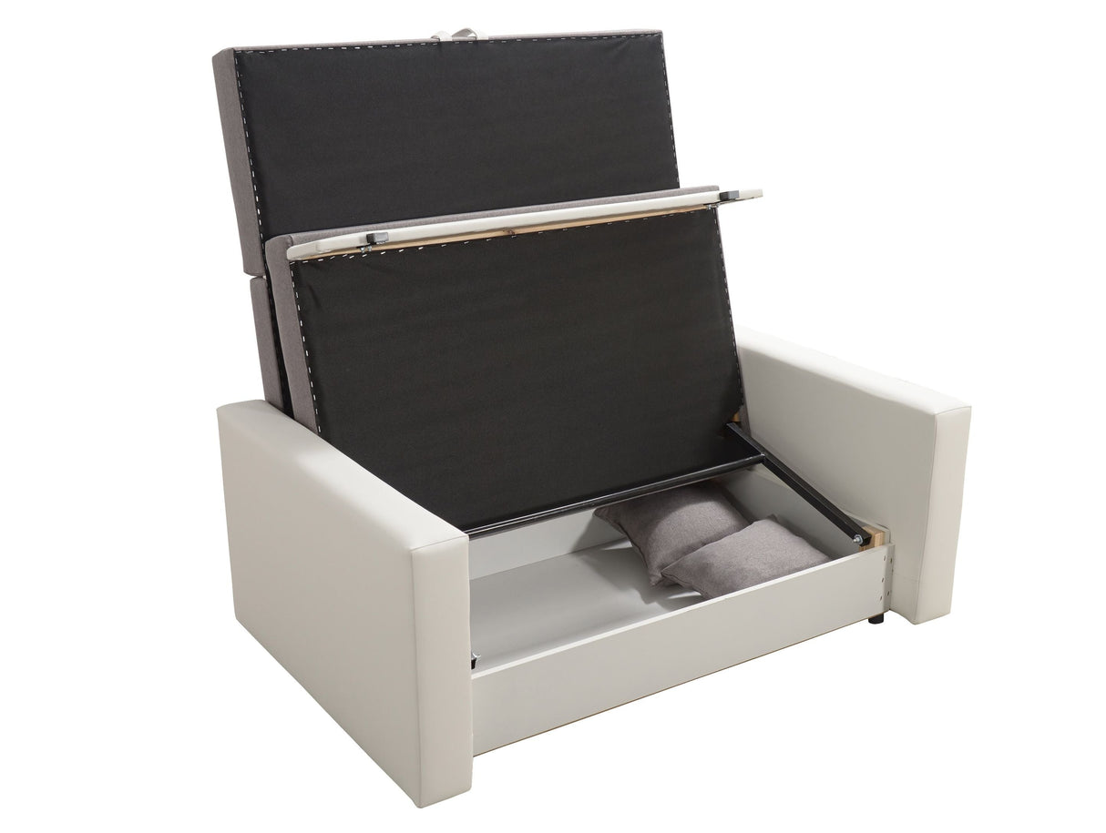 2 SEATER SOFA BED SMART II 137CM CHOICE OF COLORS / SPRINGS + FOAM