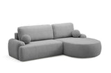 ECKSOFA BETT LUNA 264CM universal RECHTE/LINKE ECKE / SCHAUM STOFF FLECKENSCHUTZ
