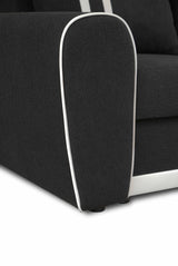 ECKSOFA BETT DORIS 246CM 2X STAURAUM UNIVERSAL RECHTE/LINKE ECKE / BONELLFEDERN + SCHAUMSTOFF