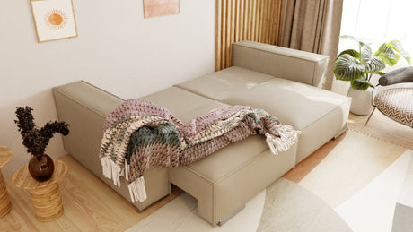 SOFA BETT FIORD POSO 55 250cm / FEDERN + SCHAUM