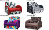 SINGLE SOFA BED SUZIE 97CM CHOICE OF COLORS / FOAM