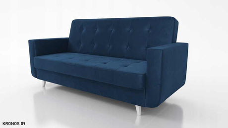 SOFA BETT NEO 218cm / FEDERN + SCHAUM AUSWAHL DER FARBE LEICHT ZU REINIGENDER STOFF