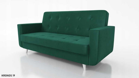 SOFA BETT NEO 218cm / FEDERN + SCHAUM AUSWAHL DER FARBE LEICHT ZU REINIGENDER STOFF