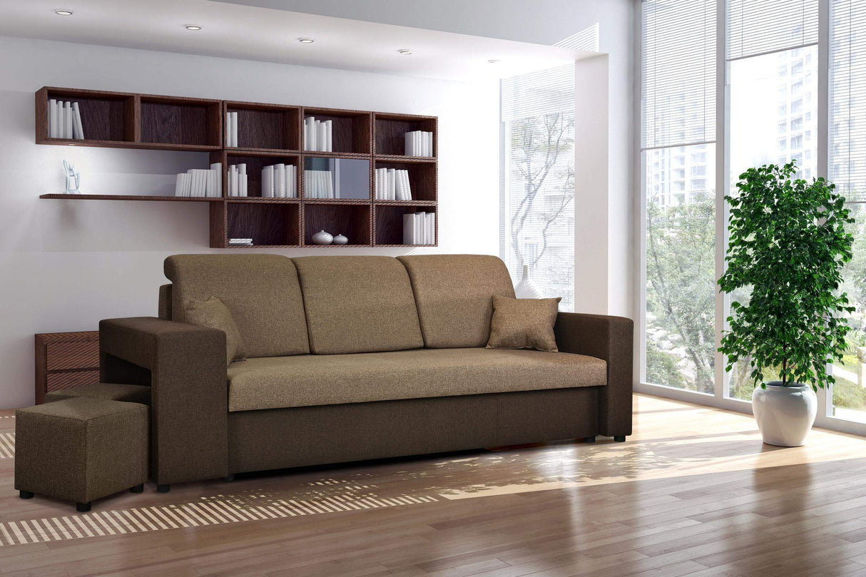 Slaapbank Bali 236cm / Bonell-veren + schuim