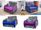 SINGLE SOFA BED SUZIE 97CM CHOICE OF COLORS / FOAM