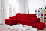 ECKSOFA BETT ARRO 255CM 2X STAURAUM UNIVERSALE ECKE RECHTS/LINKS ECKE / BONELLFEDERN + SCHAUMSTOFF