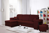 ECKSOFA BETT ARRO 255CM 2X STAURAUM UNIVERSALE ECKE RECHTS/LINKS ECKE / BONELLFEDERN + SCHAUMSTOFF