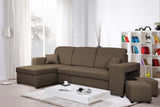 ECKSOFA BETT ARRO 255CM 2X STAURAUM UNIVERSALE ECKE RECHTS/LINKS ECKE / BONELLFEDERN + SCHAUMSTOFF