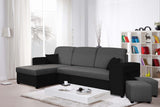 ECKSOFA BETT ARRO 255CM 2X STAURAUM UNIVERSALE ECKE RECHTS/LINKS ECKE / BONELLFEDERN + SCHAUMSTOFF