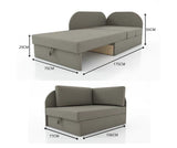 UNIVERSAL CORNER SOFA BED KUBUS CUBE PINK / TEDDY Children room