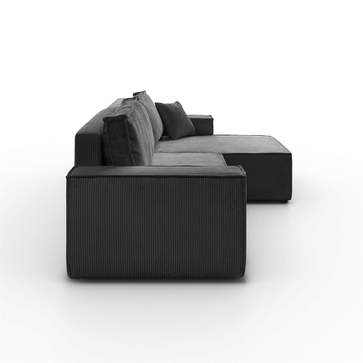 ECKSOFA BETT BERGAMO XL 277CM FEDERN + SCHAUM