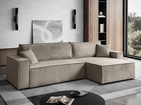 ECKSOFA BETT BERGAMO XL 277CM FEDERN + SCHAUM