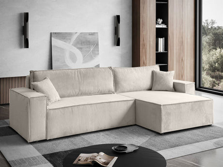 ECKSOFA BETT BERGAMO XL 277CM FEDERN + SCHAUM
