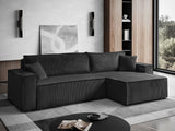 ECKSOFA BETT BERGAMO XL 277CM FEDERN + SCHAUM