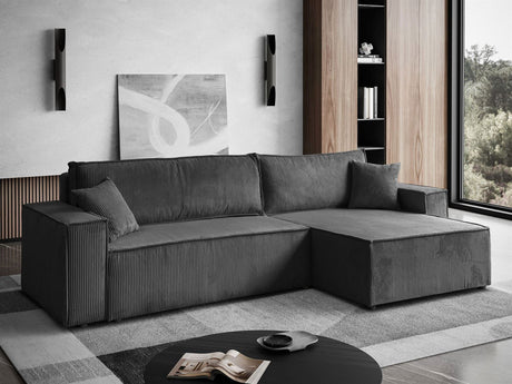 ECKSOFA BETT BERGAMO XL 277CM FEDERN + SCHAUM