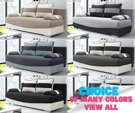 Slaapbank Smily 197CM KEUZE UIT KLEUR / BONELL VEREN + SCHUIM