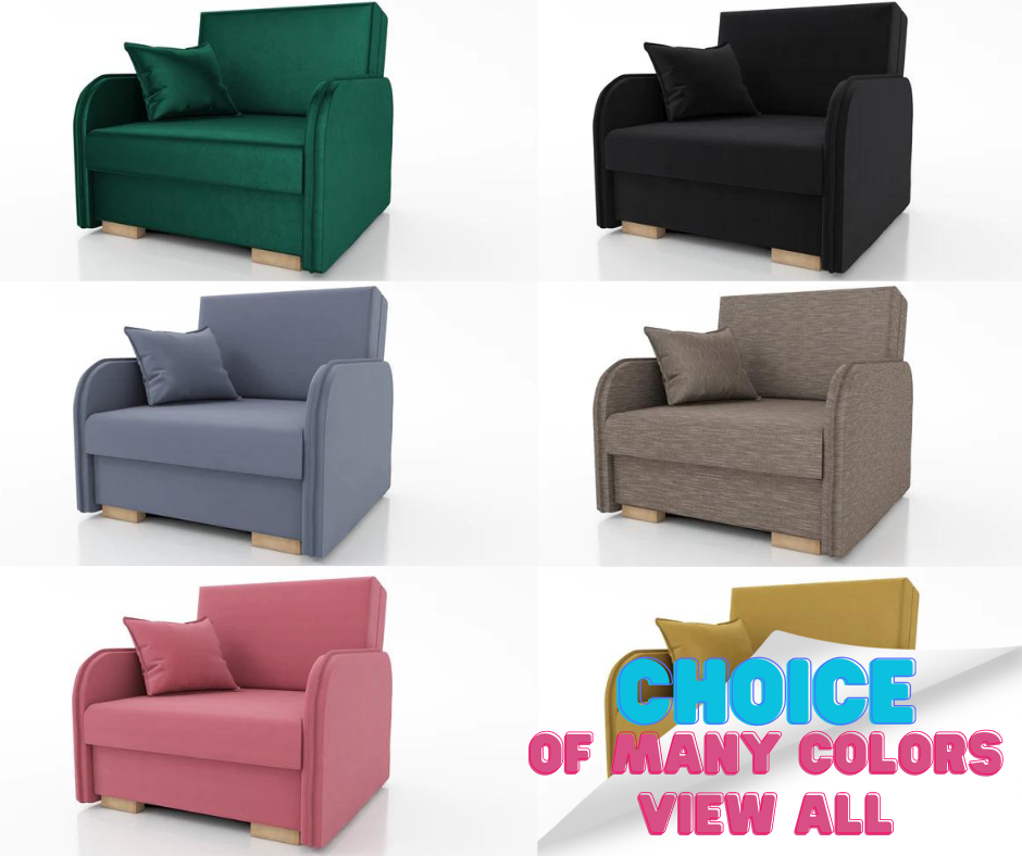 SINGLE SOFA BED GOLDY 90CM /  FOAM