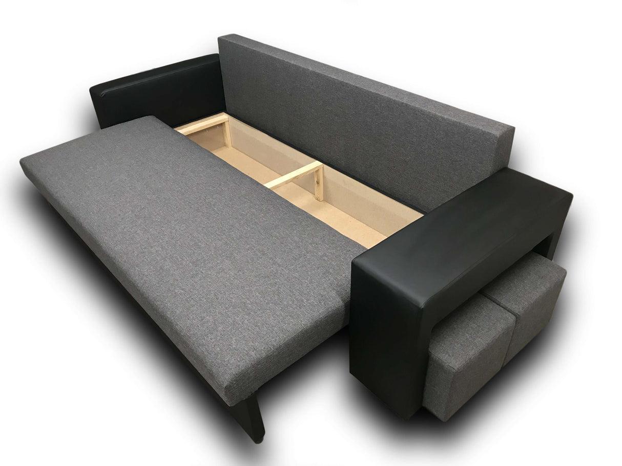 Slaapbank Bali 236cm / Bonell-veren + schuim