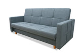 SOFA BETT COSMO 210cm / FEDERN + SCHAUM AUSWAHL DER FARBE LEICHT ZU REINIGENDER STOFF
