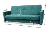 Slaapbank Cosmo 210cm Kronos 01 / Veren + Schuim