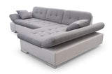 ECKSOFA BETT TOKYO 278cm TATUM 278 / SOFT 17 / FEDERN + SCHAUM