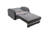 SINGLE SOFA BED TOLA 100CM *CHOICE OF COLORS* EASY CLEAN FABRIC / FOAM