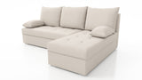 ECKSOFA BETT LOTUS S 200CM 2X STAURAUM