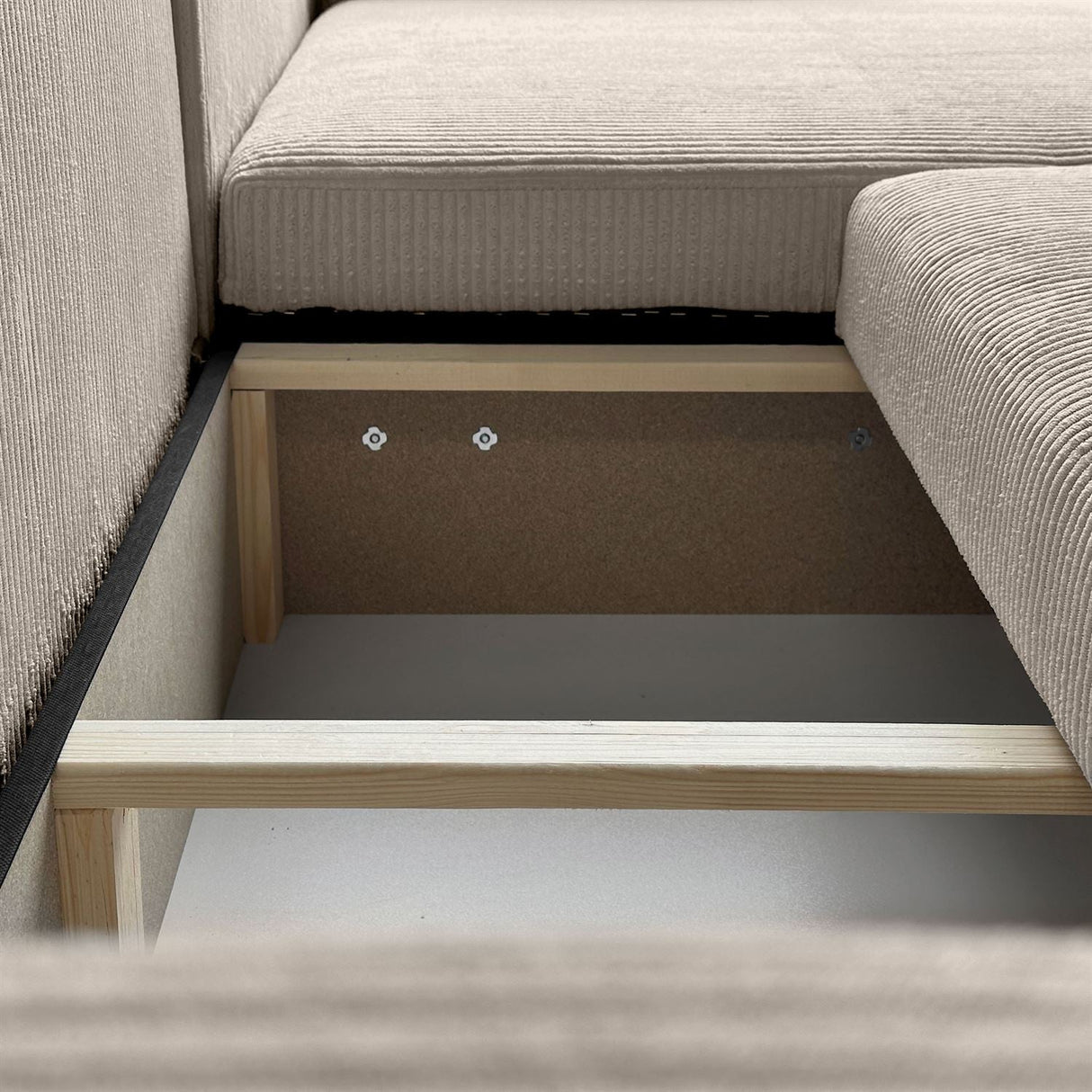 ECKSOFA BETT TOREZIO XL 277CM FEDERN + SCHAUMSTOFF