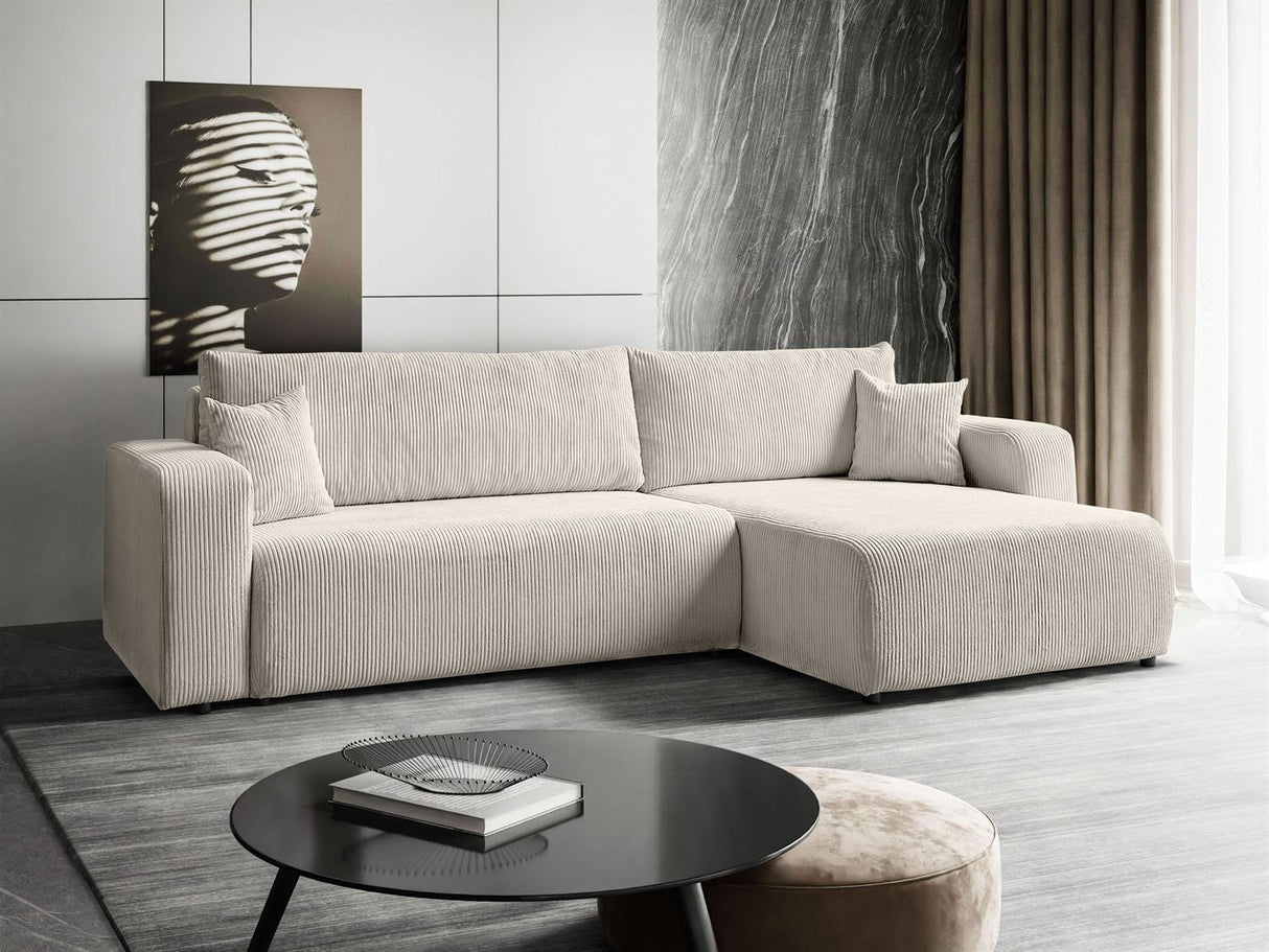 ECKSOFA BETT TOREZIO XL 277CM FEDERN + SCHAUMSTOFF