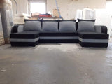 ECKSOFA BETT ALEXA U-FORM 304CM / SCHAUMSTOFF