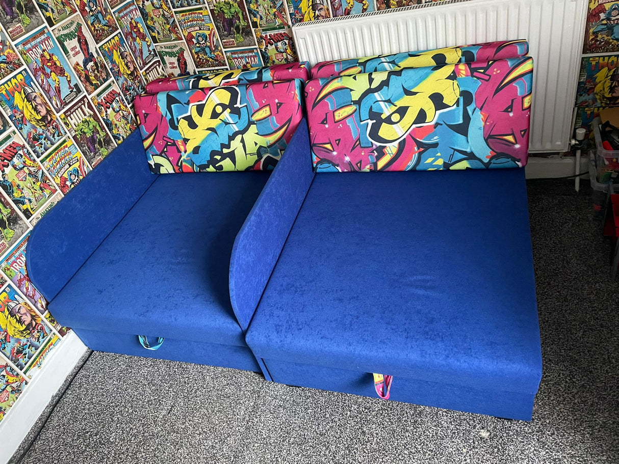 UNIVERSAL CORNER SOFA BED KUBUS CUBE / Children room