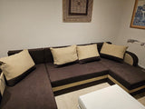 ECKSOFA BETT ALEXA U-FORM 304CM / SCHAUMSTOFF