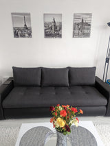 Slaapbank Davy 228cm / Bonell-veren + schuimkleur naar keuze