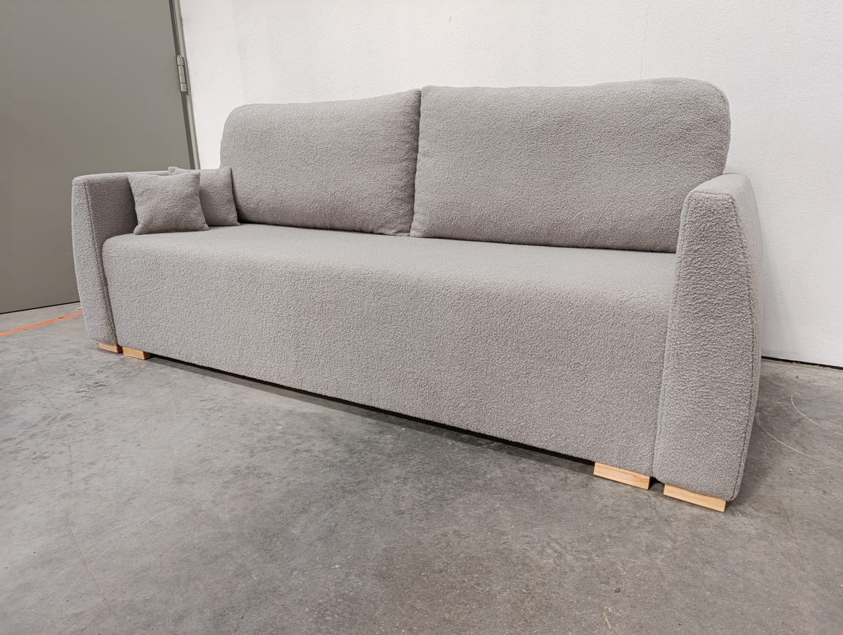 NIEUW! SLAAPBANK DALIA 221CM BONELL VEREN + SCHUIM / KLEURKEUZE