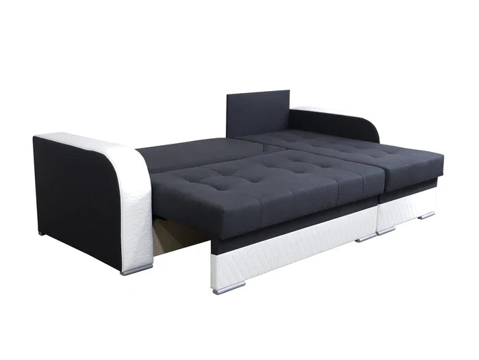 ECKSOFA BETT SAM TWIST 20 / 1115 236CM 2X STAURAUM universal RECHTE/LINKE ECKE / BONELLFEDERN + SCHAUMSTOFF