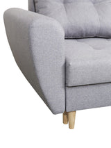 ECKSOFA BETT PALMO 2X STAURAUM PINK MALMÖ 61 240cm universal RECHTE/LINKE ECKE / BONELLFEDERN + SCHAUM