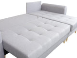 ECKSOFA BETT PALMO 2X STAURAUM MALMO 05 240cm universal RECHTE/LINKE ECKE / BONELLFEDERN + SCHAUMSTOFF