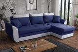ECKSOFA BETT TRINITY 234CM 2x STAURAUM / SCHAUM