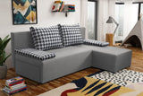 KLEINES ECKSOFA BETT TOM 201CM MALMO 90 UNIVERSAL RECHTE/LINKE ECKE / SCHAUMSTOFF