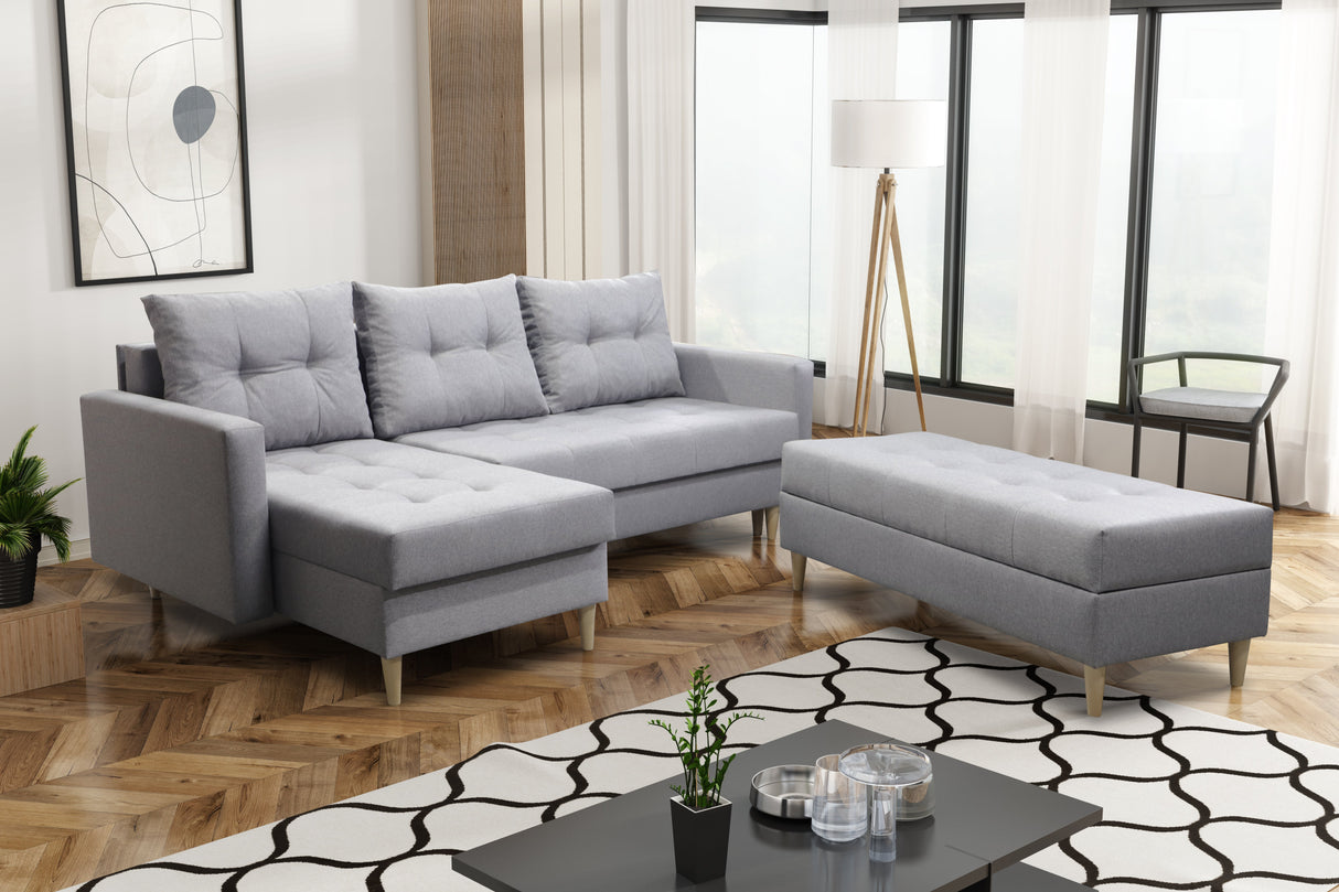 OTTOMAN AUFBEWAHRUNGSBOX 129X55CM PASSEND ZUM SOFA BRIAN UND PALMO AUSWAHL AN FARBEN