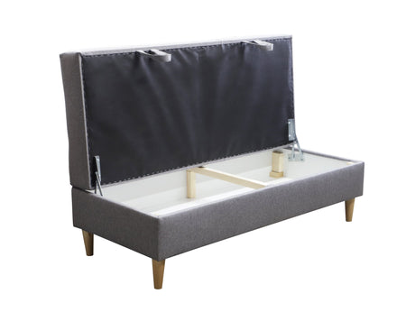 OTTOMAN AUFBEWAHRUNGSBOX 129X55CM PASSEND ZUM SOFA BRIAN UND PALMO AUSWAHL AN FARBEN