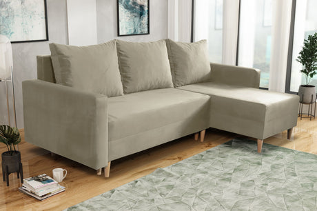 NEU! ECKSOFA BETT SNUGGY 222CM AUSWAHL VON 41 FARBEN UNIVERSALE ECKE RECHTS/LINKS / SCHAUMSTOFF