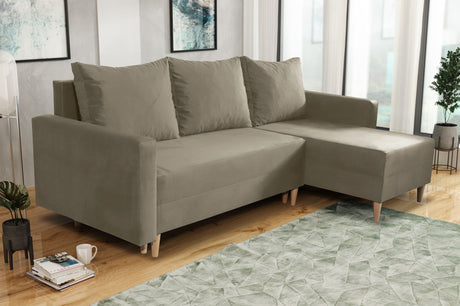NEU! ECKSOFA BETT SNUGGY 222CM AUSWAHL VON 41 FARBEN UNIVERSALE ECKE RECHTS/LINKS / SCHAUMSTOFF